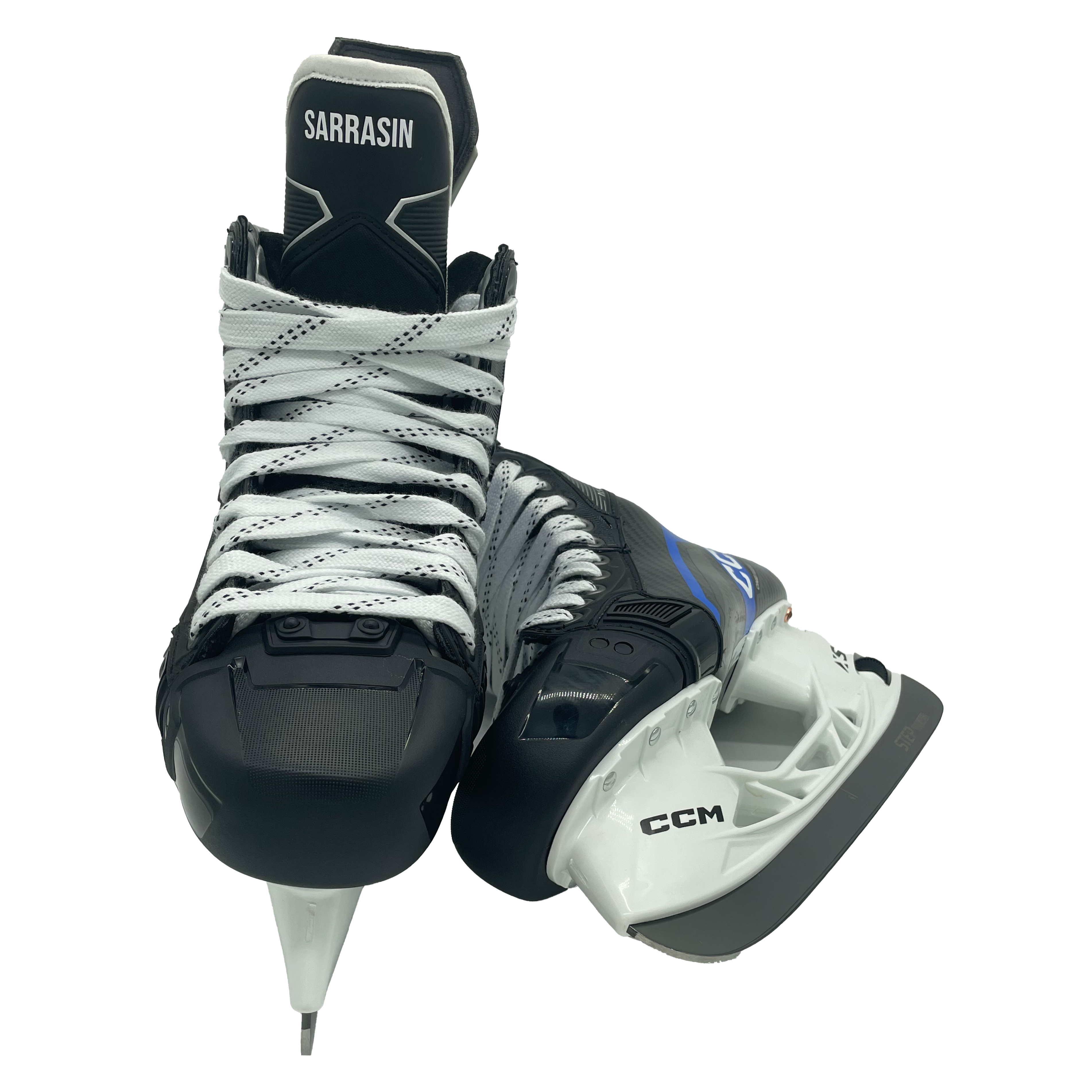 Patins de hockey CCM Tacks AS-V Pro - Taille 8.5R (noir/bleu)